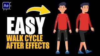 DUIK ANGELA: Character Walk Cycle Animation in After Effects Tutorials