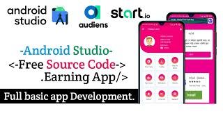 Free Source Code! How to make android studio Earning App! #AppDevelopment #AndroidSourceCode