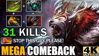 Crazy Monster Unleashed Ursa 31 Kills Unstoppable Epic Mega Creeps Comeback 7.29 Dota 2