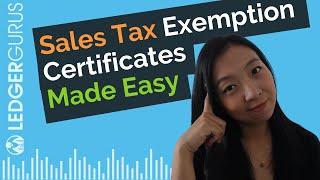 Sales Tax Exemption Certificate Tips: How to Fill Out the SST & MTC Forms