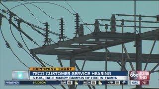 Public meeting tonight on TECO rate hike