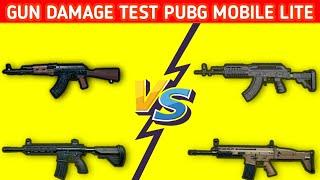 Pubg Mobile Lite Gun Damage || Pubg Mobile  Lite Gun Damage Test || Pubg Lite Gun Damage List