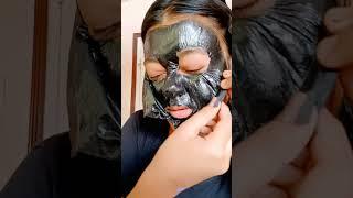 How to apply Charcoal Peel off Mask #shorts