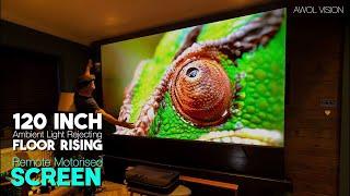 HUGE 120" AWOL Vision Motorised Cinematic ALR Screen | Perfect Home Cinema