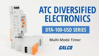 ATC DTA100USD Series DIN Rail Mount Multifunction Time Relay