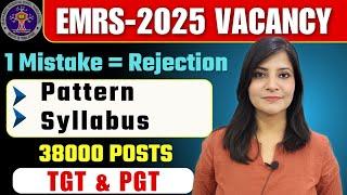 EMRS-2025 Vacancy|| EMRS 38000 Posts complete information EMRS TGT PGT emrs recruitment 2025 #emrs