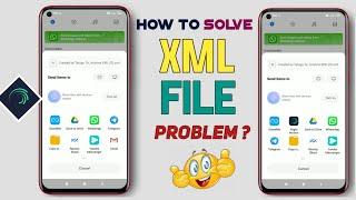 How to solve alight motion XML file not importing problem || How to import XML file in Alight Motion