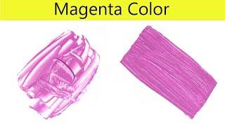 Magenta Color - How To Make Magenta Color - Color Mixing