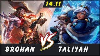 Brohan - Yone vs Taliyah MID Patch 14.11 - Yone Gameplay