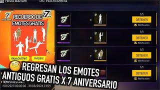 REGRESAN EMOTES VETERANOS en EVENTO CANJE DEL RECUERDO GRATIS en FF LATAM  *emote risa*