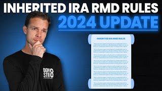 Inherited IRA Required Minimum Distribution Rules Explained! (2024) 