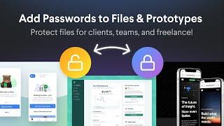 How to Password Protect Files & Prototypes in Figma - For Teams, Clients, Freelance, and More!
