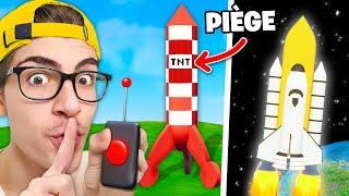 Celui qui construit la meilleure FUSÉE PIEGÉ Gagne sur Fortnite !