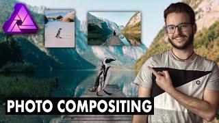 PHOTO COMPOSITING | Wie verbinde ich MEHRERE FOTOS? | Affinity Photo TUTORIAL (Deutsch)