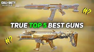 True Top 5 best Guns in Cod Mobile Season 9 #codm