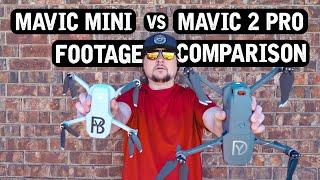 DJI Mavic Mini vs. DJI Mavic 2 Pro / Footage Comparison!