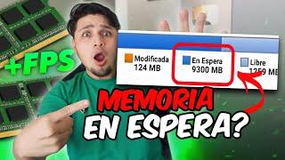 OPTIMIZA TU RAM FACIL Y RAPIDO!!!  COMO LIBERAR MEMORIA EN ESPERA OPTIMIZAR WINDOWS para JUEGOS