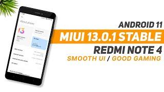MIUI Global 13.0.1 Stable For Redmi Note 4 | Android 11 | Smooth UI | Good Gaming