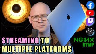 You can MULTISTREAM on Mac! || How to STREAM to MULTIPLE platforms FOR FREE 2024