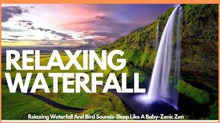 Relaxing Waterfall And Bird Sounds Sleep Like A Baby-Zenic Zen