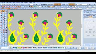 Wilcom Software Tutorial How to make embroidery design in -  E2