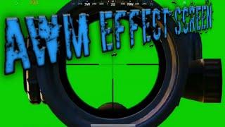 green effect screen AWM INTRO Scope