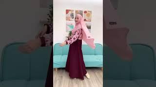 Riski Rich SHAKILA Abstrak Series Gamis Korean Style Fashion Muslimah#shopee #shopeehaul #shorts