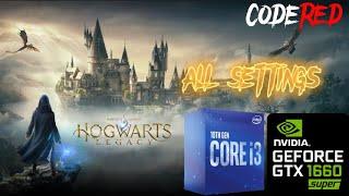 Hogwarts Legacy - i3 10100F - Nvidia GTX 1660 Super - 16GB RAM - All Settings FPS Test