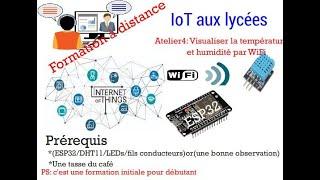 Visualiser la température et l'humidité à distance