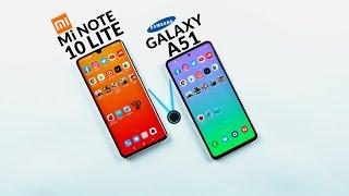 Xiaomi Mi Note 10 Lite vs Galaxy A51 Speed Test Comparison