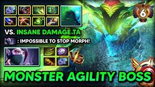 MONSTER CARRY LATE GAME Morphling Max 8Slotted Item Build Vs. Insane Damage Queen TA | 7.37e DOTA 2