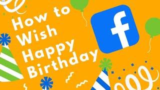 Special Happy Birthday Post for Your Facebook Friends