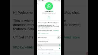 Whatsapp Chat Lock #whatsapp #shorts #ytshorts