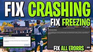 How to Fix CRASHING & FREEZING in Fortnite Chapter 4 Season 4 (ALL FIXES)