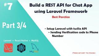 Laravel 9 Build a rest api authentication - Build a chat app using React Native and Laravel