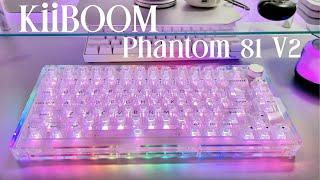 KiiBOOM Phantom 81 V2 75% 82 Hot Swappable Mechanical Keyboard (Unboxing & Testing) ︎ Emmy Lou