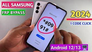 New Trick 2024/2023 || Samsung Frp Bypass Android 12/13 Without Pc | Gmail Account Lock Remove *#0*#