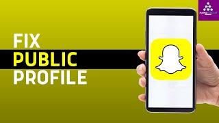 Fix Snapchat Public Profile Not Showing (2024) - Easy Fix Guide