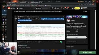 Gorp-"Pog smurf perma banned in Dota 2"