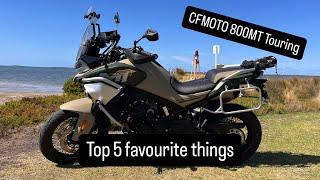 Top Five things I like about the CFMOTO 800MT Touring