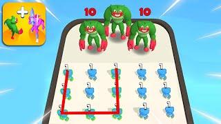 MERGE MONSTER WUGGY EVOLUTION - Walkthrough Gameplay Part 1 - INTRO (iOS Android)