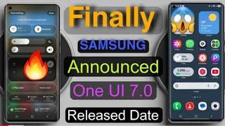 One Ui 7.0 Official Update Release Date Anounced For Samsung S24, S23, S22, S21, A Series & M Series