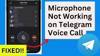 Solve Microphone Problem on Telegram Apps || Microphone Not Working on Telegram Voice Call