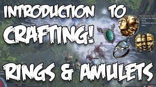 Path of Exile - Crafting 101 - Rings and Amulets! MAKE MORE CURRENCY!