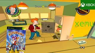 Futurama (2003) Microsoft Xbox Gameplay in HD (xemu)