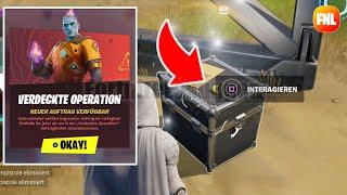 Sammle kompromittierte Daten in IO Außenposten in Null Bauen | Verdeckte Operation Phase 2 #fortnite