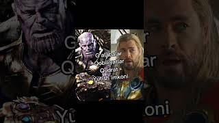 Thanos vs Thor (LAT) oʻzbek tilida jangi️