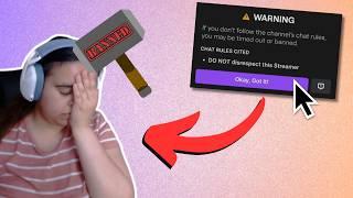 How to use the NEW Twitch Chat Warning Feature! (Tutorial)