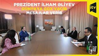 Prezident Beynəlxalq Dinlərarası və Mədəniyyətlərarası Dialoq Mərkəzinin Baş katibini qəbul edib