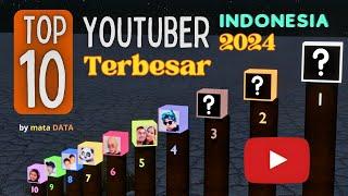 TOP 10 YOUTUBER INDONESIA SUBSCRIBER TERBANYAK 2024 ‼️ RIA RICIS Bukan Lagi No.1‼️ Perbandingan 3D